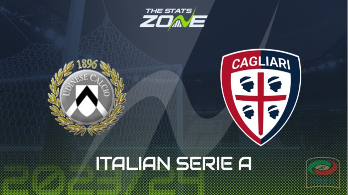 CHUTOGEL - Pertandingan Udinese vs Cagliari: Prediksi Skor dan Analisis Terbaru