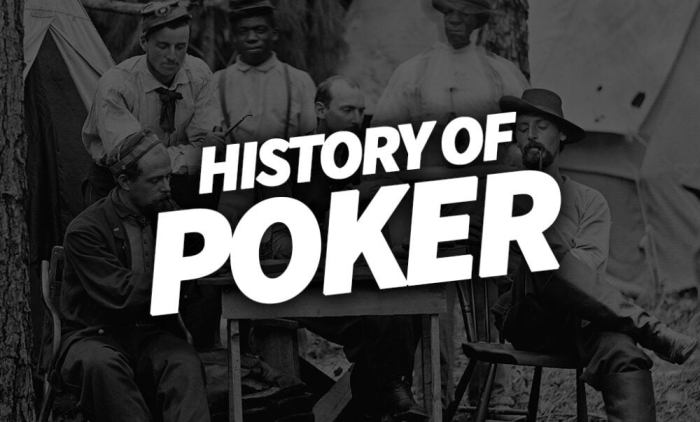 Jejak Poker dalam Sejarah Dunia Barat